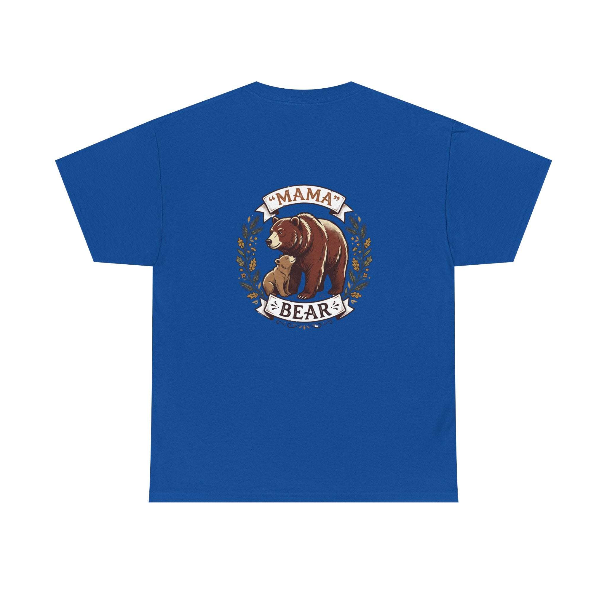 Mama Bear T-Shirt — Cute Mother & Cub Graphic Tee, Mother's Day Gift