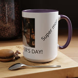 Personalized Accent Coffee Mug — Perfect Mother's Day Gift (11oz/15oz)