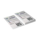 Professional CEO Business Cards — Customizable Contact Card with QR Code