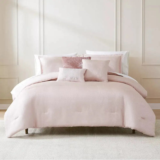 Liquidation - Ensemble de housse de couette jacquard 6 pièces montagnes, S00026