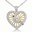 Little Bird Heart Necklace for Women