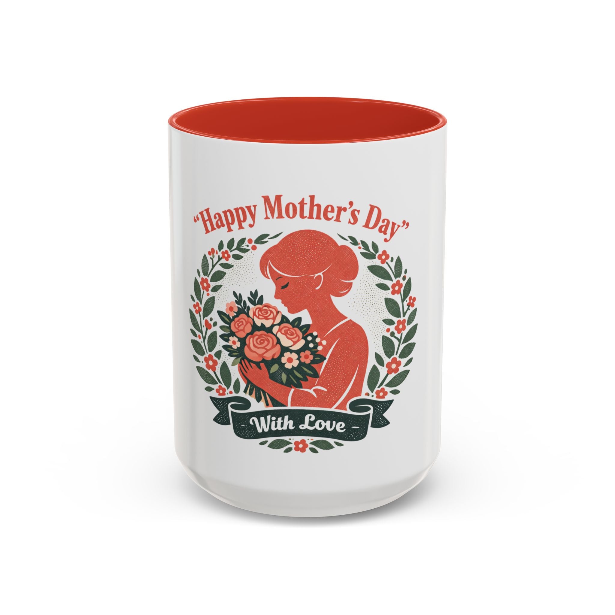 Personalized "Happy Mother's Day" Accent Coffee Mug — 11oz & 15oz