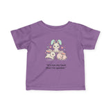 Personalized Infant Tee — Custom Jersey Shirt Lavender