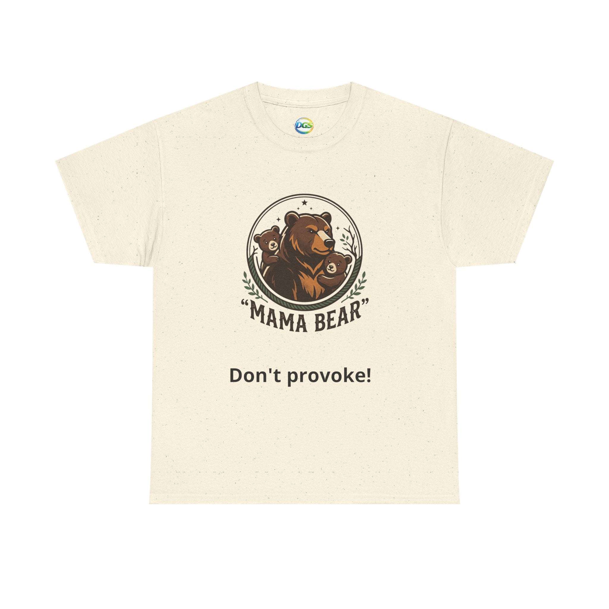 Mama Bear T-Shirt — Cute Mother & Cub Graphic Tee, Mother's Day Gift