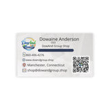 Professional CEO Business Cards — Customizable Contact Card with QR Code