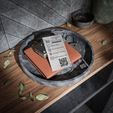 Professional CEO Business Cards — Customizable Contact Card with QR Code