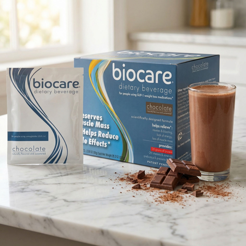 Bebida dietética Biocare de chocolate con proteína de 30 g (14 porciones)