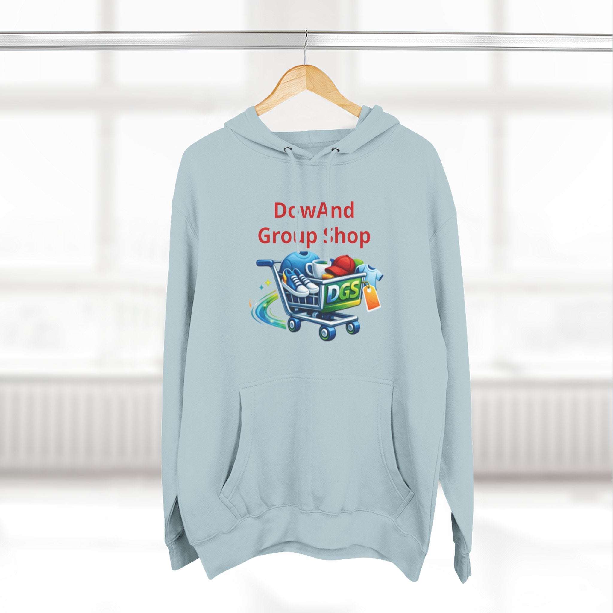 Three-Panel Fleece Hoodie — Custom Unisex Designed Comfort