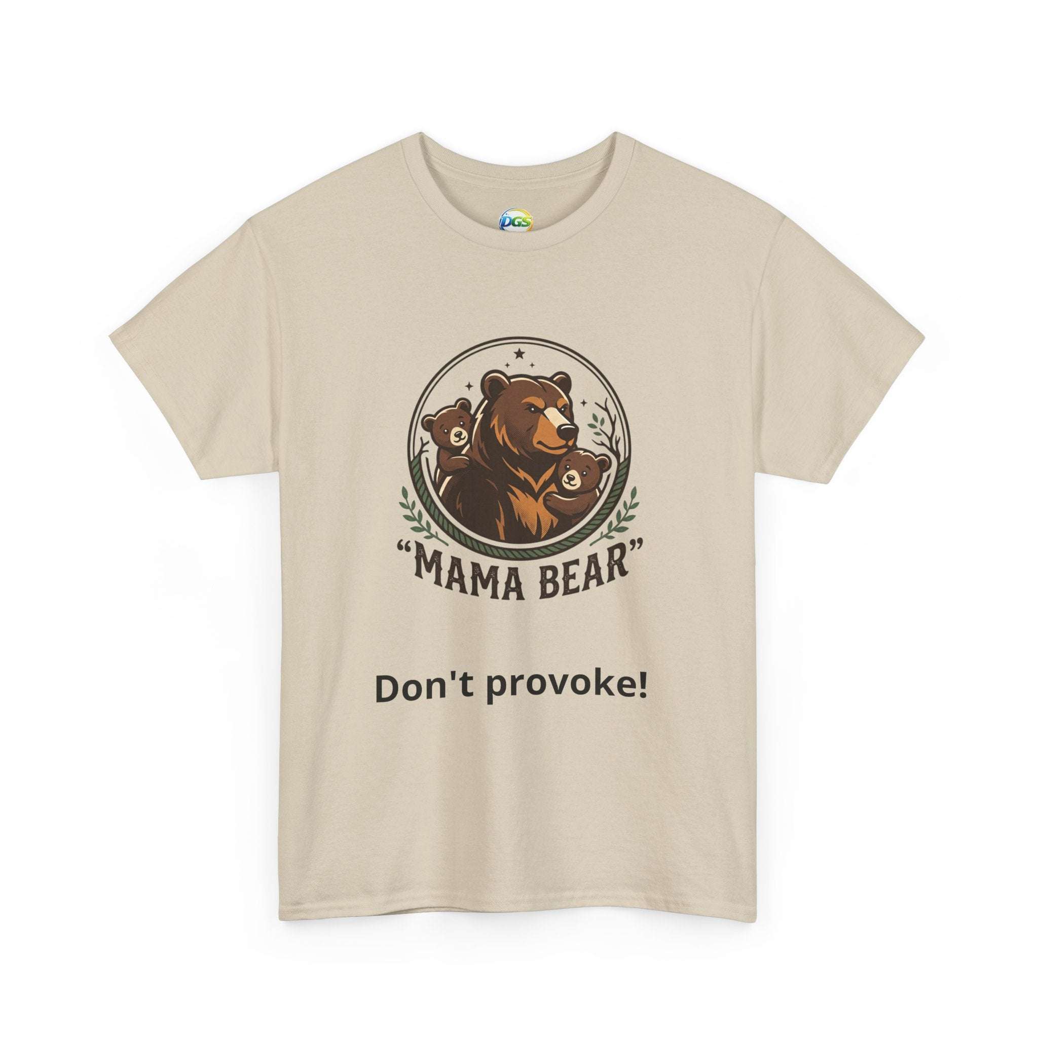 Mama Bear T-Shirt — Cute Mother & Cub Graphic Tee, Mother's Day Gift