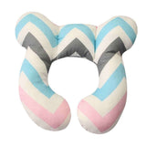 Baby head protection U-shaped pillow hippo
