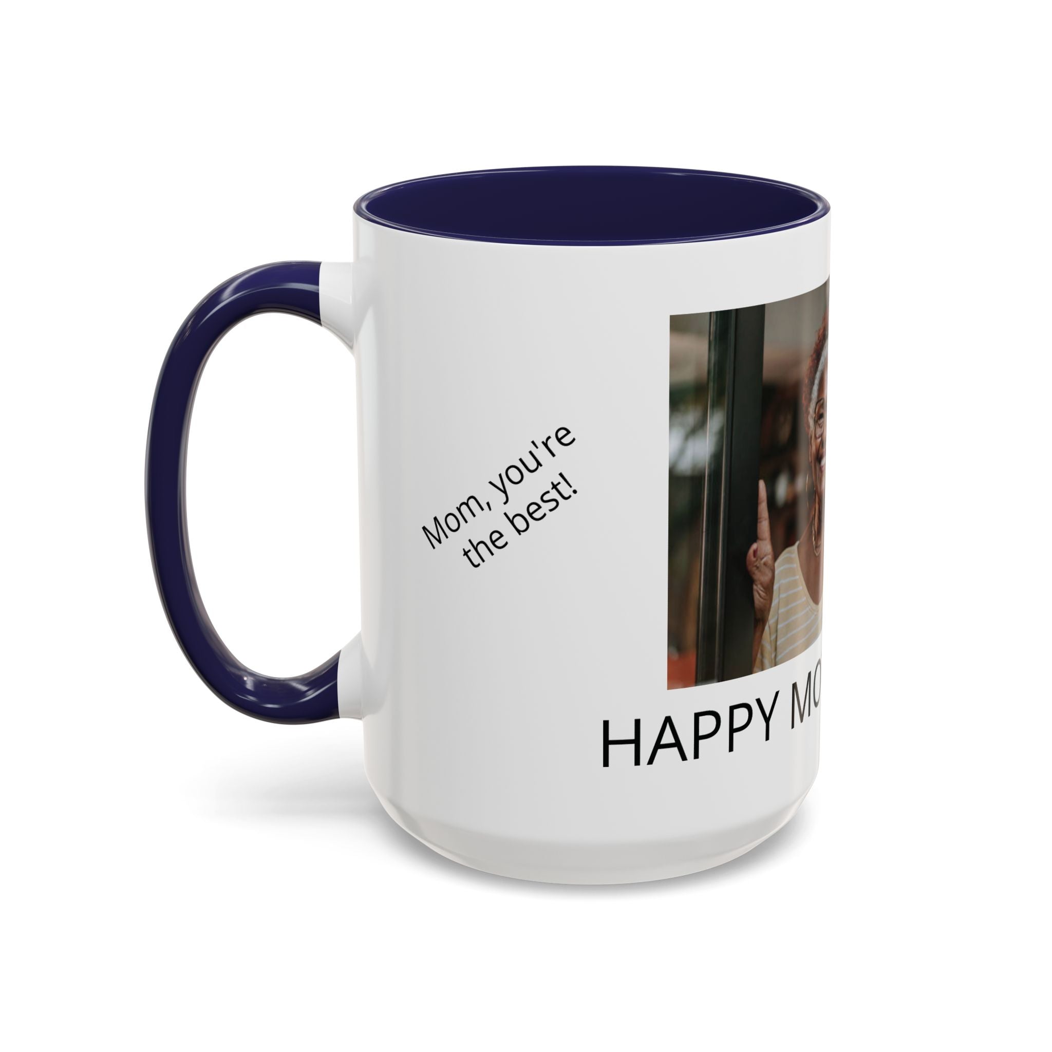 Personalized Accent Coffee Mug — Perfect Mother's Day Gift (11oz/15oz)