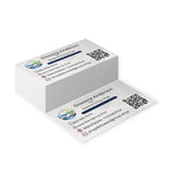 Professional CEO Business Cards — Customizable Contact Card with QR Code