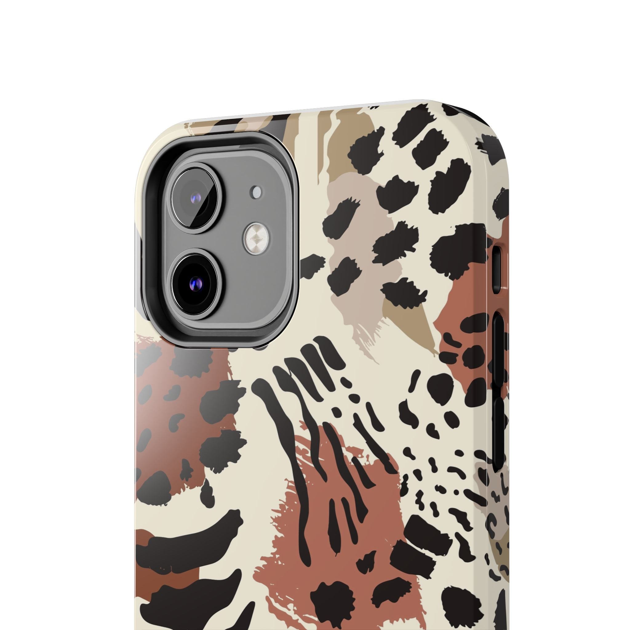 Leopard Print Tough Phone Case – Customizable “Design it Your Way” Protective Cover