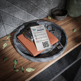 Professional CEO Business Cards — Customizable Contact Card with QR Code