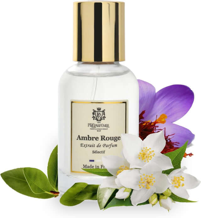 Ambre Rouge - Extrait de Parfum | Luxury Amber Perfume Made in France Ambre Rouge 1.01 Fl Oz (Pack of 1)