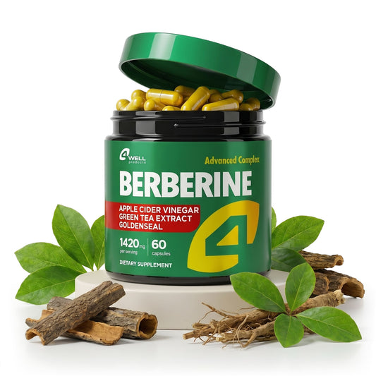 Suplemento de clorhidrato de berberina - 60 cápsulas