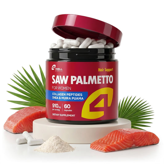 Complejo mejorado de Saw Palmetto para mujeres 900 mg
