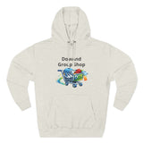 Three-Panel Fleece Hoodie — Custom Unisex Designed Comfort Oatmeal Heather