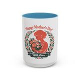 Personalized "Happy Mother's Day" Accent Coffee Mug — 11oz & 15oz