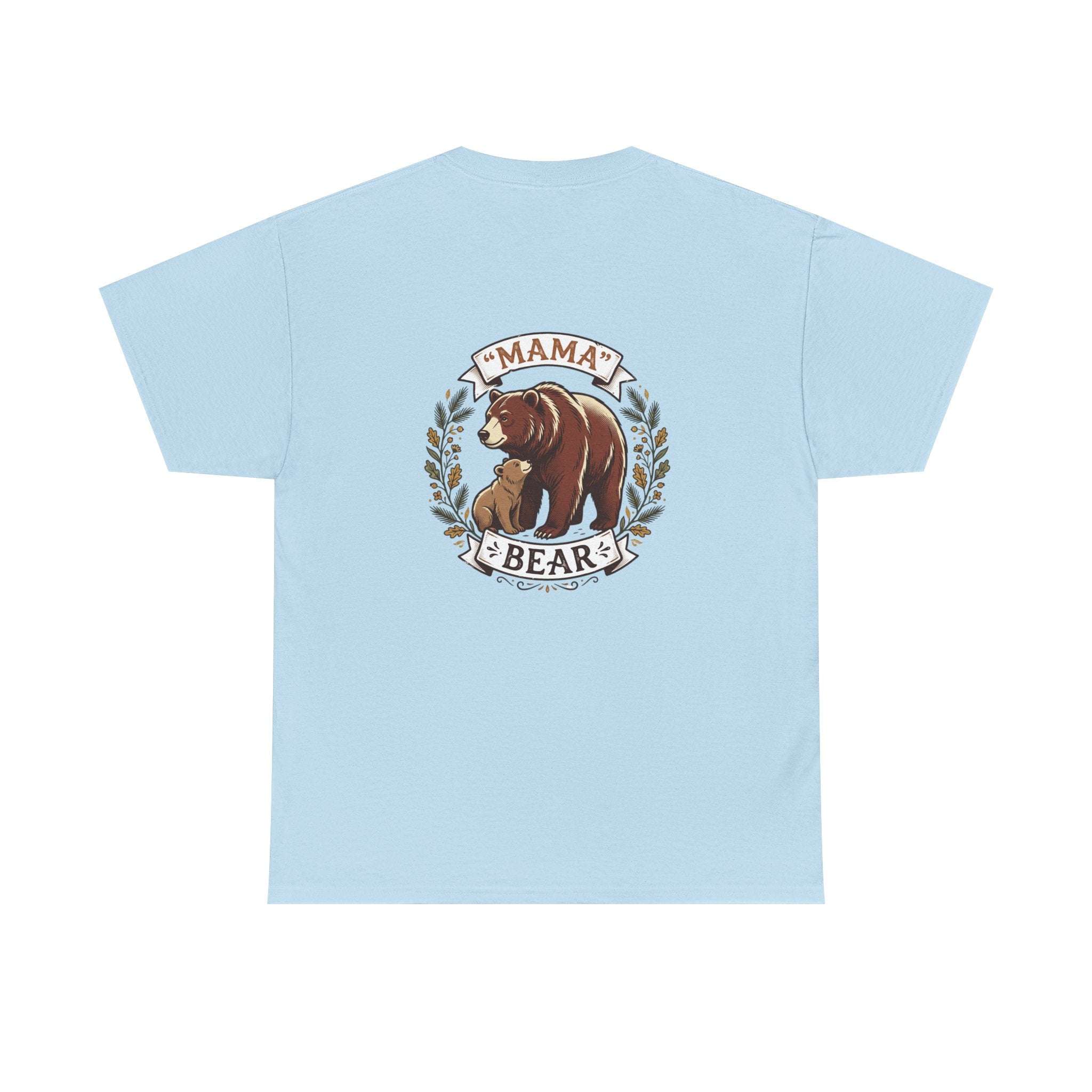 Mama Bear T-Shirt — Cute Mother & Cub Graphic Tee, Mother's Day Gift