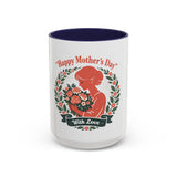 Personalized "Happy Mother's Day" Accent Coffee Mug — 11oz & 15oz
