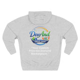 Three-Panel Fleece Hoodie — Custom Unisex Designed Comfort