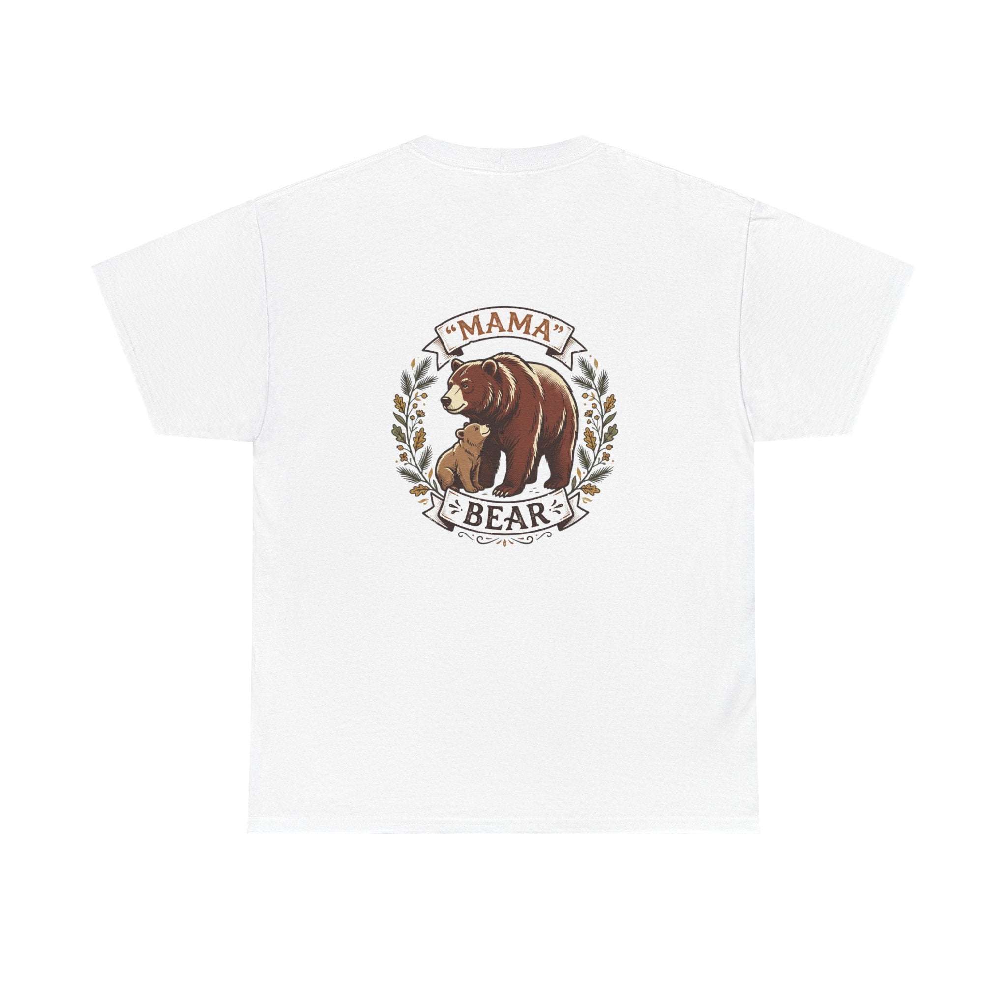 Mama Bear T-Shirt — Cute Mother & Cub Graphic Tee, Mother's Day Gift
