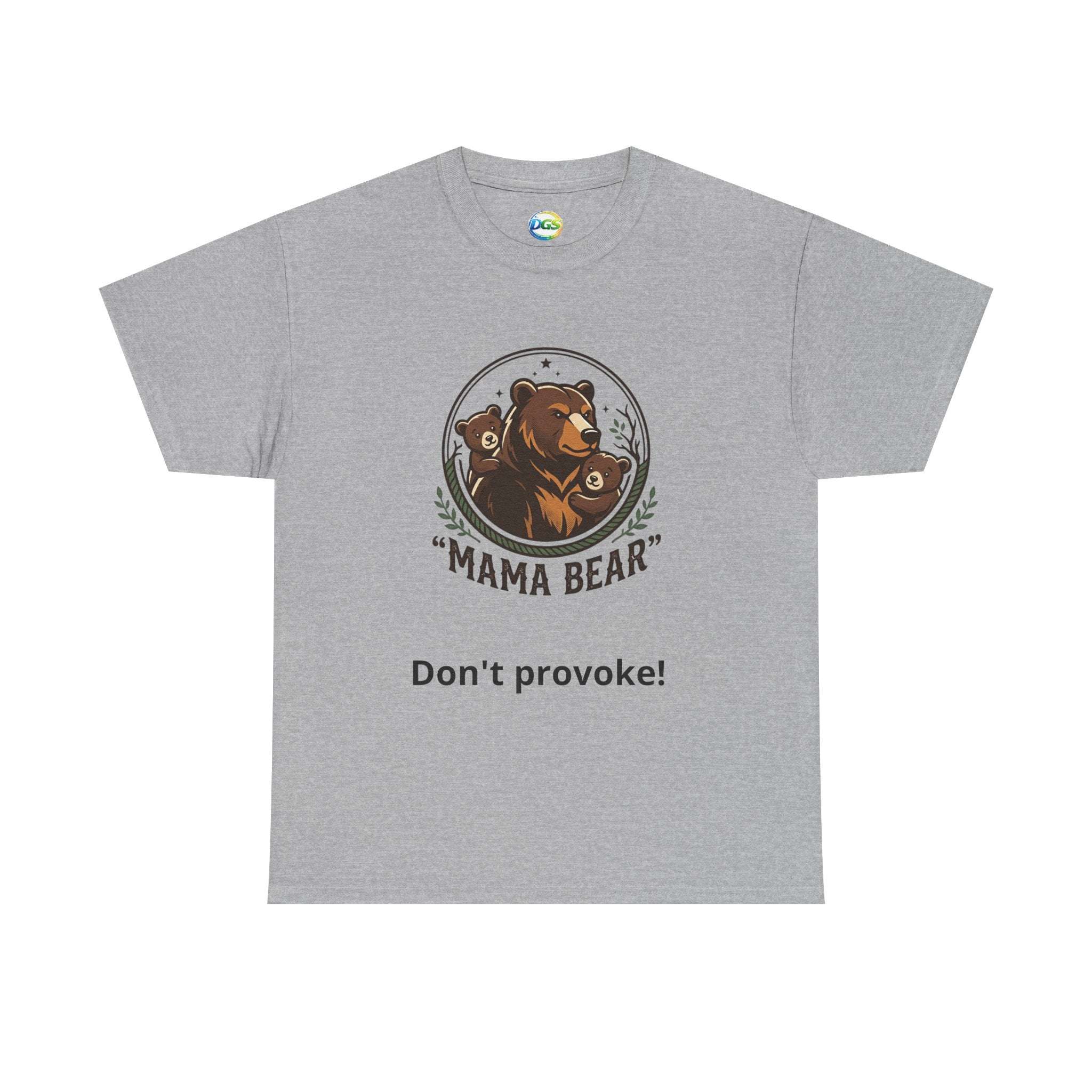 Mama Bear T-Shirt — Cute Mother & Cub Graphic Tee, Mother's Day Gift