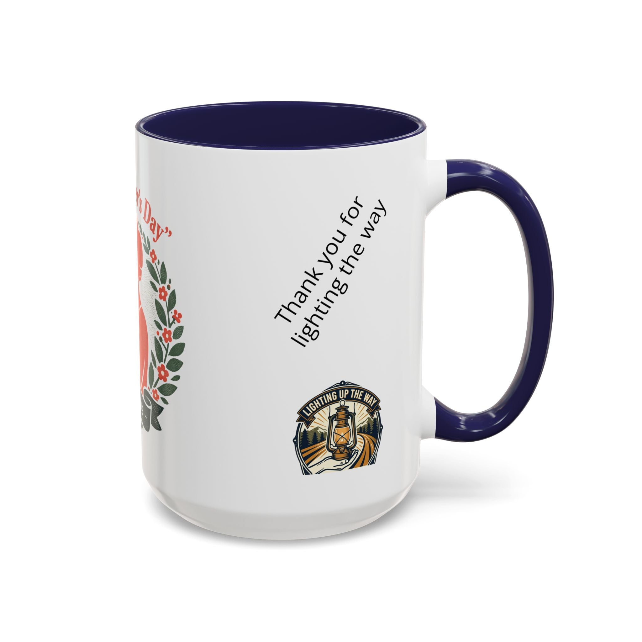 Personalized "Happy Mother's Day" Accent Coffee Mug — 11oz & 15oz