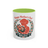 Personalized "Happy Mother's Day" Accent Coffee Mug — 11oz & 15oz