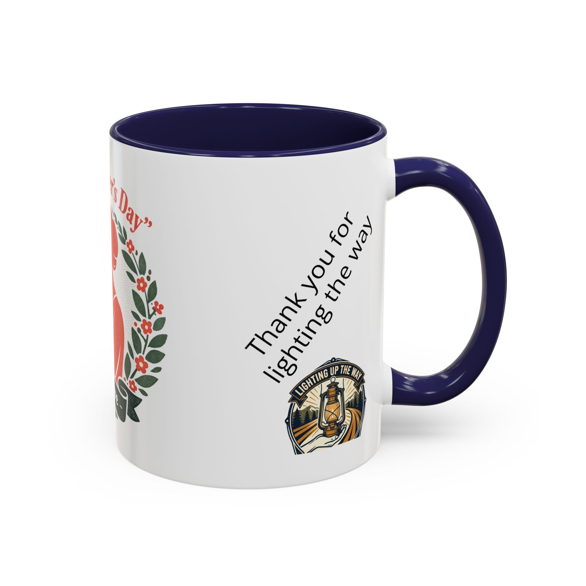 Personalized "Happy Mother's Day" Accent Coffee Mug — 11oz & 15oz