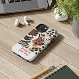 Leopard Print Tough Phone Case – Customizable “Design it Your Way” Protective Cover