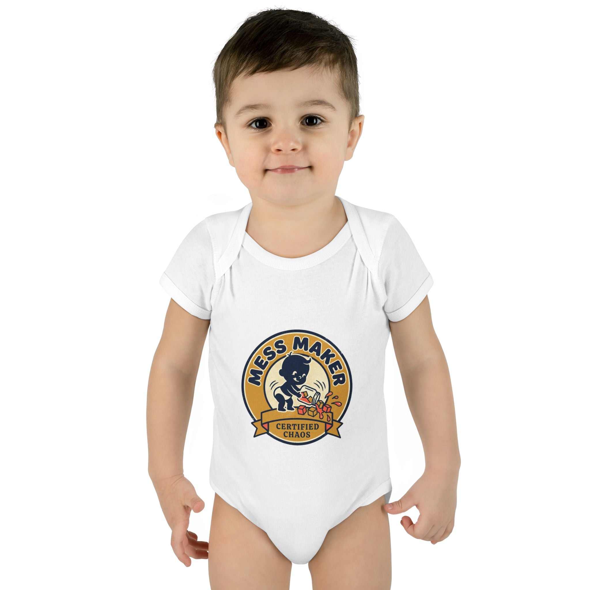 Custom Printed Baby Onesie – Personalizable Infant Bodysuit