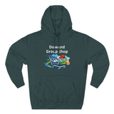 Three-Panel Fleece Hoodie — Custom Unisex Designed Comfort Sports Green