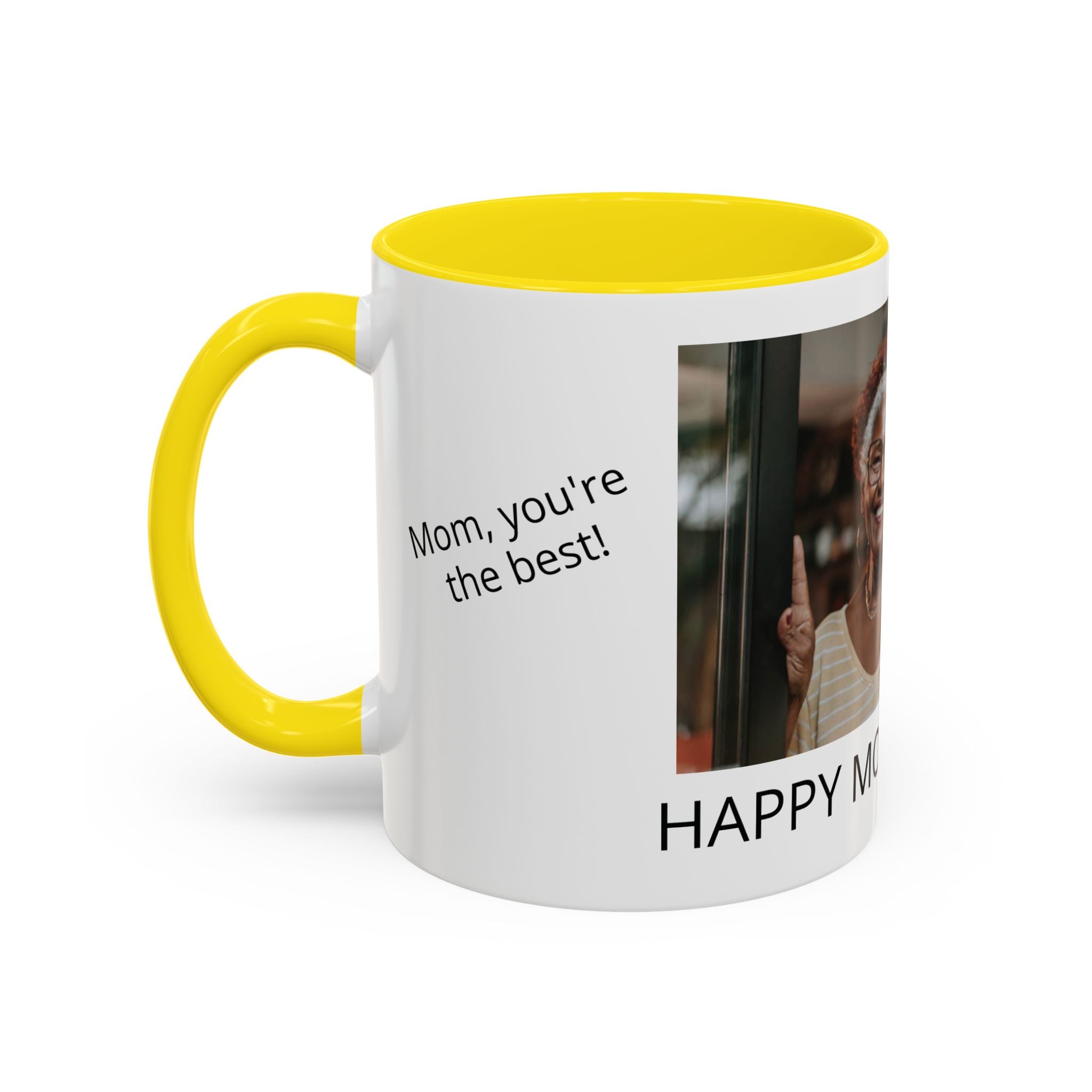 Personalized Accent Coffee Mug — Perfect Mother's Day Gift (11oz/15oz)