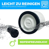 EZ-Grip Silicone & Porcelain Mortar and Pestle With Non-Slip Detachable Silicone Base - NEW DESIGN - Dishwasher Safe by Cooler Kitchen