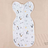 Baby Cotton Anti Kick Printed Sleeping Bag Baby Penguin Tour