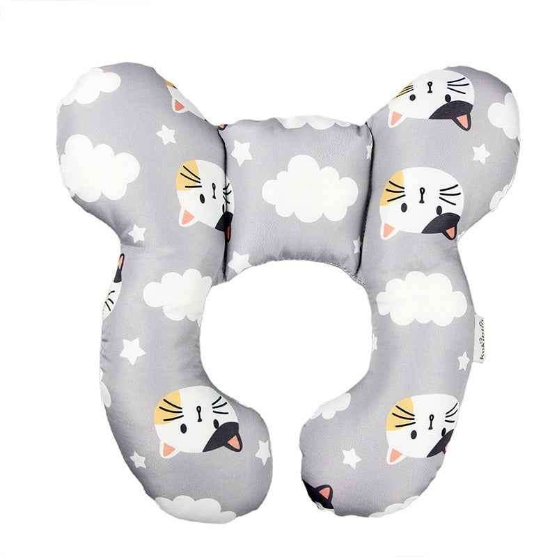 Baby head protection U-shaped pillow Cat model