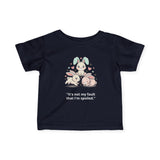 Personalized Infant Tee — Custom Jersey Shirt Navy