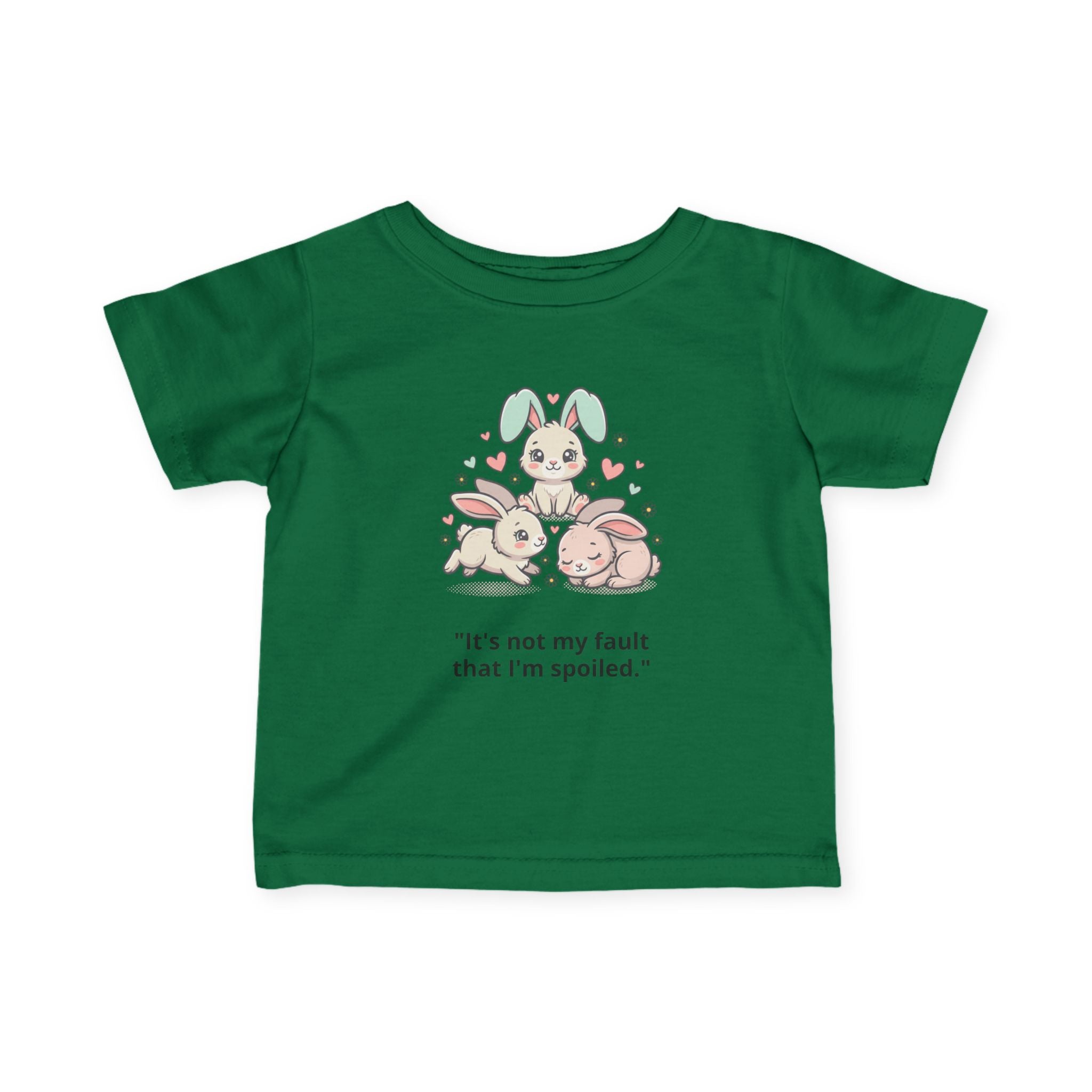 Personalized Infant Tee — Custom Jersey Shirt Kelly