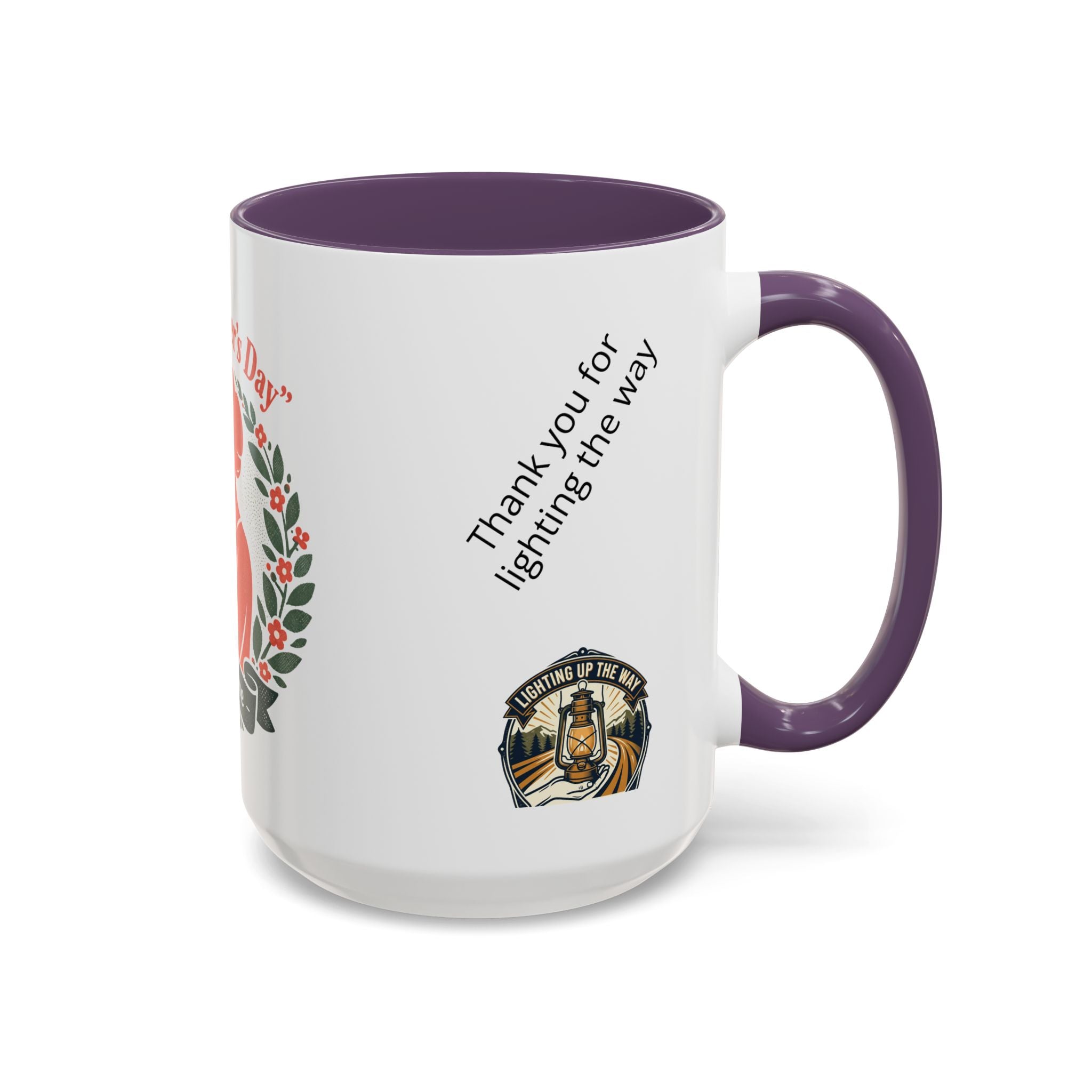 Personalized "Happy Mother's Day" Accent Coffee Mug — 11oz & 15oz