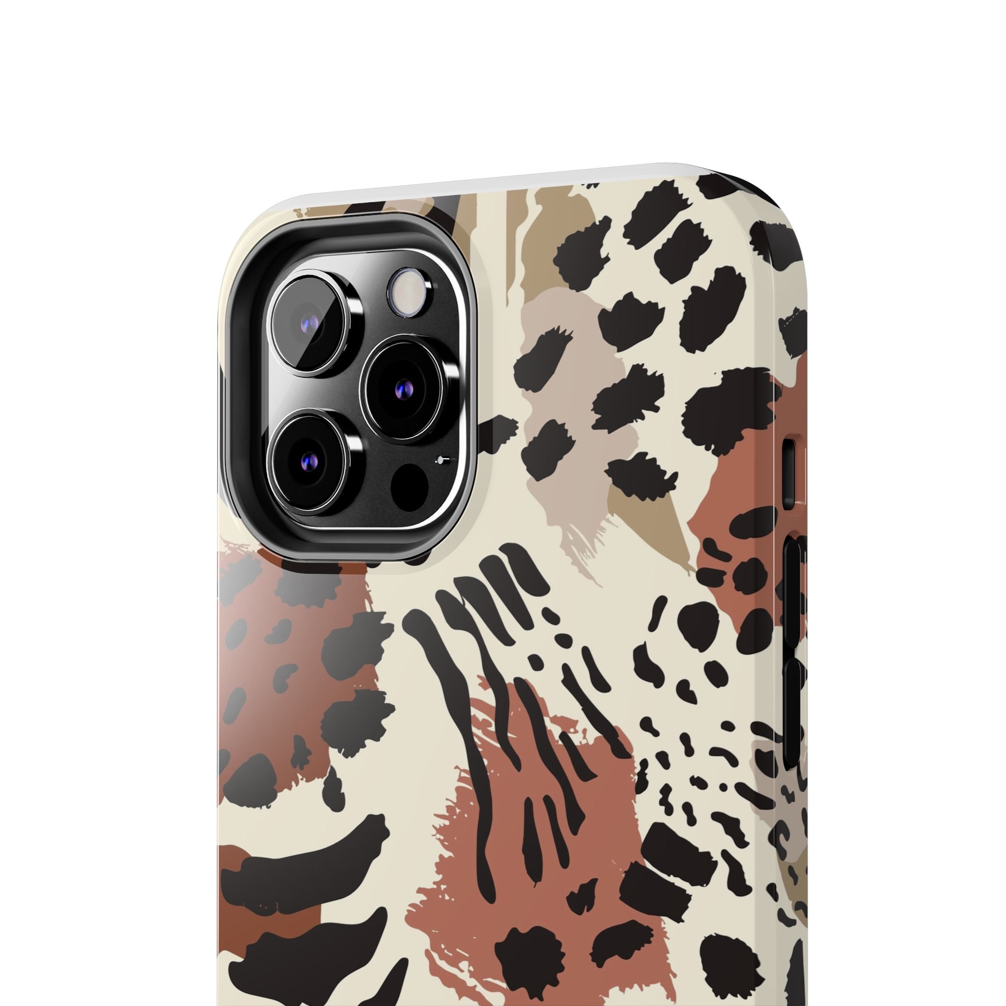 Leopard Print Tough Phone Case – Customizable “Design it Your Way” Protective Cover