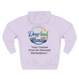 Three-Panel Fleece Hoodie — Custom Unisex Designed Comfort