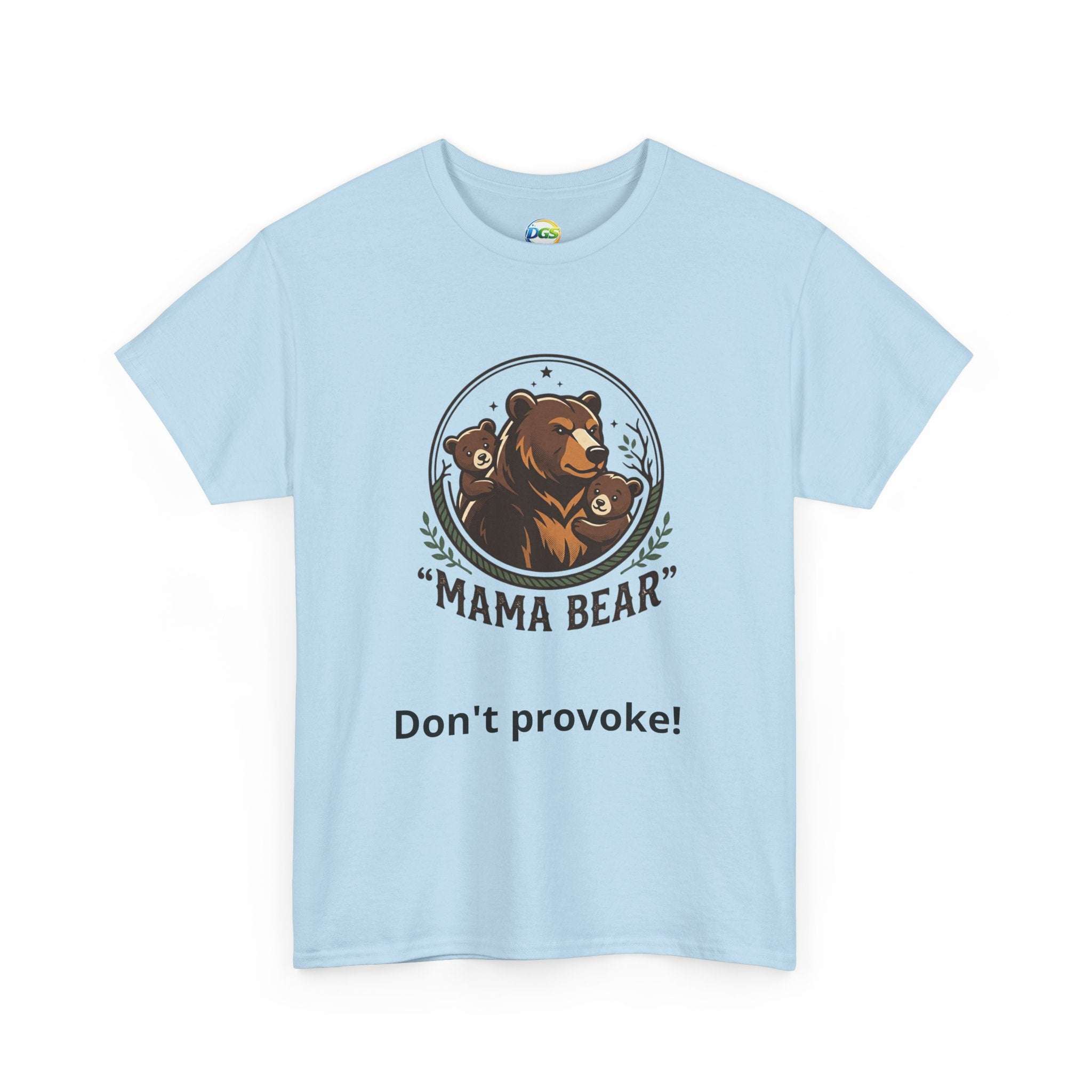 Mama Bear T-Shirt — Cute Mother & Cub Graphic Tee, Mother's Day Gift