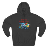 Three-Panel Fleece Hoodie — Custom Unisex Designed Comfort Charcoal Heather