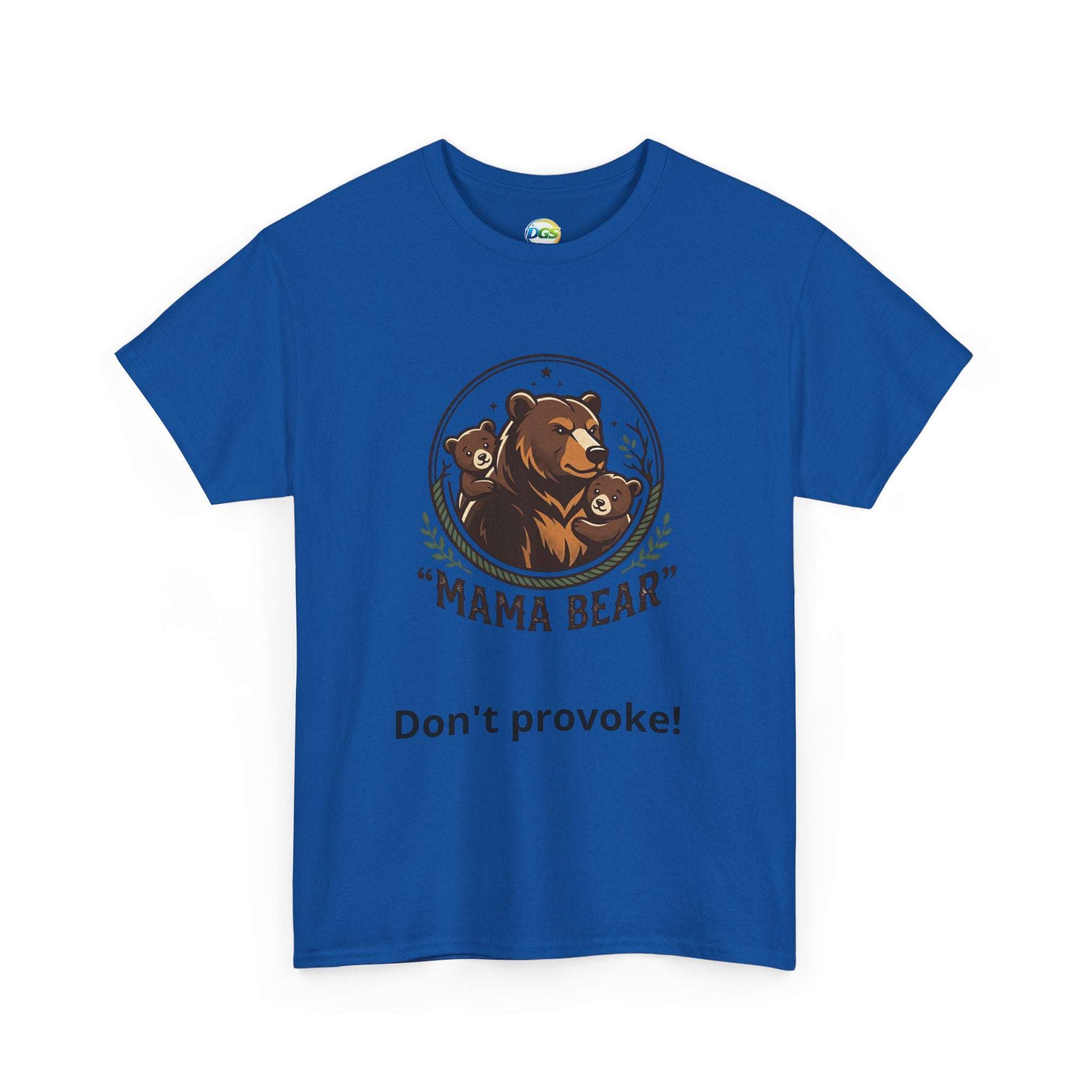 Mama Bear T-Shirt — Cute Mother & Cub Graphic Tee, Mother's Day Gift