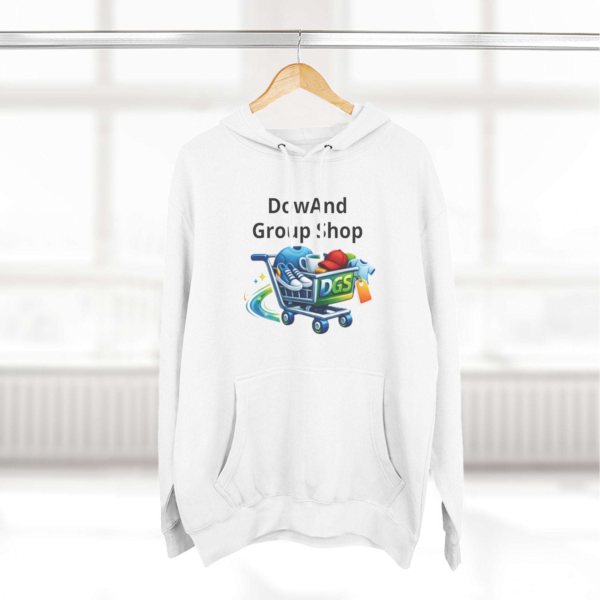 Three-Panel Fleece Hoodie — Custom Unisex Designed Comfort