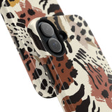 Leopard Print Tough Phone Case – Customizable “Design it Your Way” Protective Cover