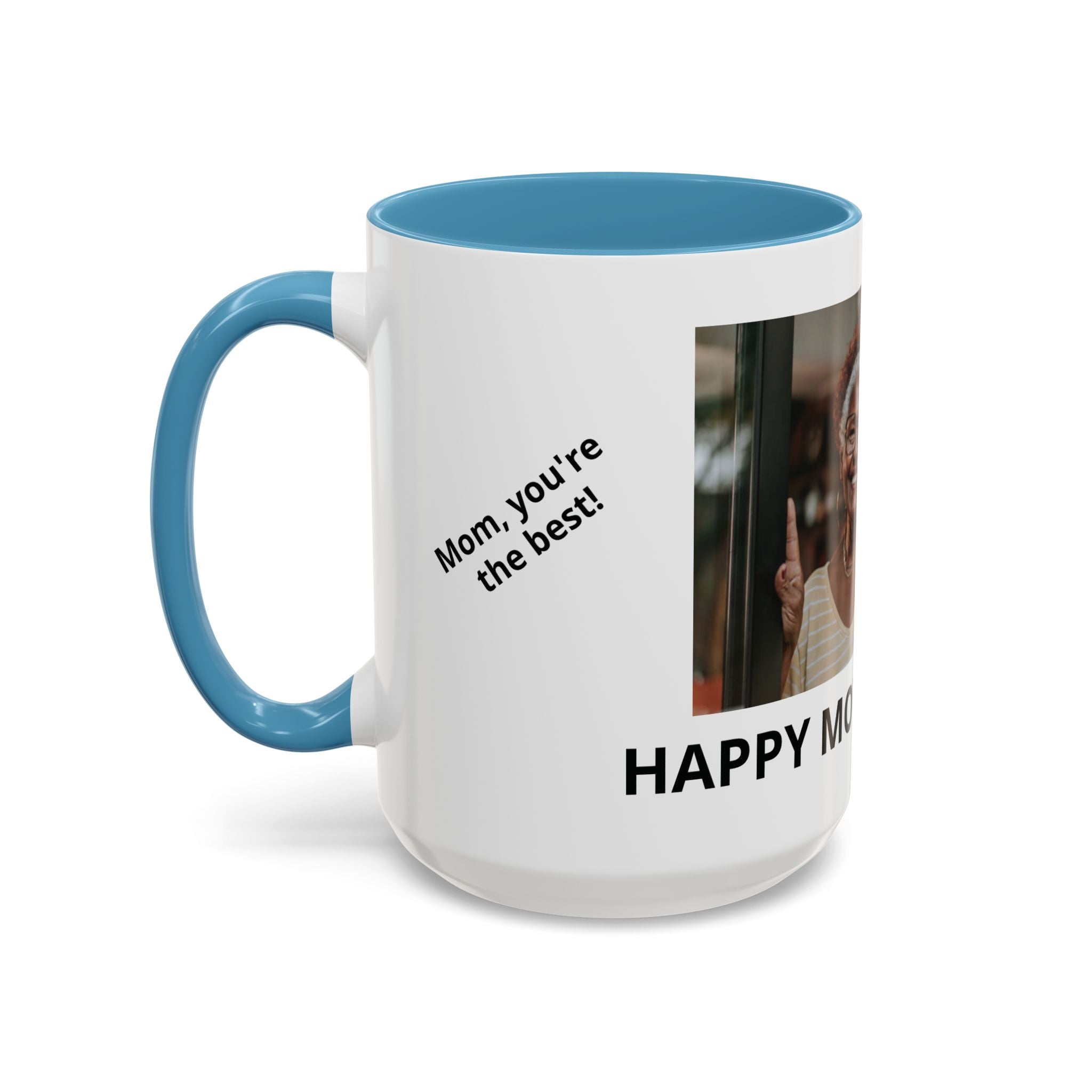 Personalized Accent Coffee Mug — Perfect Mother's Day Gift (11oz/15oz)
