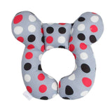 Baby head protection U-shaped pillow Gray bear style